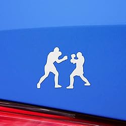 Transparent Decal Stickers of Boxers Boxing