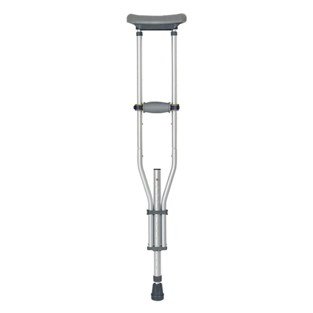 LIULIFE Crutch Foldable Armpit Crutches Seniors Handicapped Height