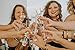 Bachelorette Straws- Gold Paper Straws with Banners
