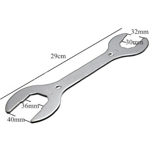 Buycitky Bike Bicycle Scooter Headset Wrench 30-32mm x 36-40mm Fork Spanner Repair Tool - Thumbnail 3