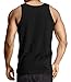Rainbow American Flag - Gay Pride LGBTQ Men's Tank Top (Black, Medium)