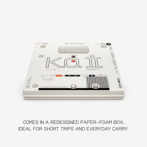 teenage engineering EP–133 K.O. II 128MB of sampler, drum machine and sequencer with built-in microphone and effects
