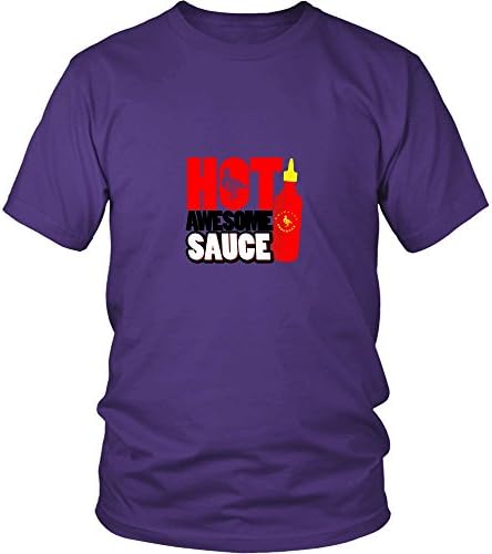 Sriracha Hot Awesome Sauce Graphic T-Shirt Cotton Relaxed Fit Men Women Unisex