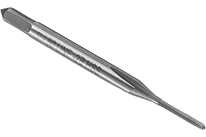 uxcell Hand Plug Tap #0-80 UNF 2B Thread Plug Style Taps Straight Flute Screw Tapping Threading Tool High Speed Steel HSS6542