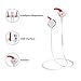 Bluetooth Headphones, Aidbucks HM2020 V4.1 Wireless Sport Bluetooth Headset Stereo Noise Cancelling Earbuds with Microphone for iPhone iPad Samsung and Other Bluetooth Android Devices(white)