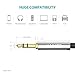 Anker 3.5mm Premium Auxiliary Audio Cable (8ft / 2.4m) AUX Cable for Headphones, iPods, iPhones, iPads, Home/Car Stereos and More (Black)