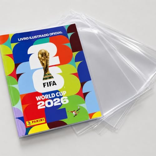 Capa Para Álbum da Copa 2026, Estilo Brochura, Proteção Para Álbum de Figurinhas