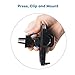 VAVA VA-SH022 US Phone Holder for Car Air Vent, Car Phone Mount Cradle Compatible with iPhone Xs Max XR X 8 7 Plus Galaxy S9 S8 Plus Note 9 8 and More, Black