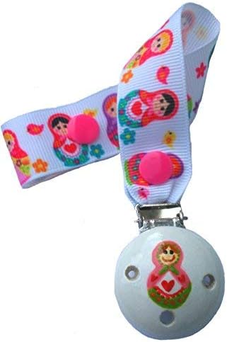 CuteToots Hand-Painted Wooden Dummy Clip - Russian Doll (for Dummy with Ring)