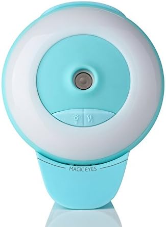Cell Phone Rechargeable Selfie Light, Ring Dimmable Clip, Portable Humidifier Included -Auto Air Vent, 3 Grade Solve Insufficient Brightness,For iPhone Samsung Galaxy Sony,Motorola Smart Mobiles Blue