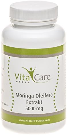 Moringa Oleifera Extract 5000 mg – 120 Capsules – Vitacare