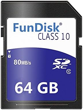 FunDisk SD Card UHS-1 64GB Micro SD Card Class10 Flash Memory Cards, Blue, Standard Packaging (SD-32G) (64GB, Blue)