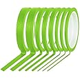 8Rolls Thin Painters Tape Total 176yards 1/8, 1/4, 1/2 inch Width Painter Tape Paint Tape masking Tape Pinstriping Tape, DIY Art TapeSmart Selection, 3" Large Core Easy to Work for Big Projects