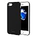iPhone 7 Case, Coocolor Smoothly [Ultra-Thin]& [Anti-stain] Shockproof Full Body Protective Scratch Resistant iPhone7 Cover(Silky Black)