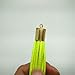 Pamir Tong Copper Caps 80mm(3.1'' inch) Leather Tassel Suede Tassel DIY Jewelry Bracelet Accessories (Gold)