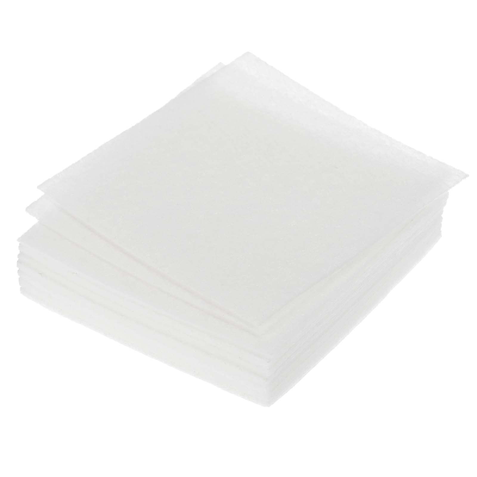 PATIKIL Soft Felt Sheets Fabric Craft Sheets White 4 Inch x 4 Inch for DIY, Hobby, Decoration Pack of 21