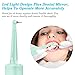 Plaque Remover for Teeth Cleaning Kit, Alitake Ultrasonic Tooth Cleaner Electric Dental Calculus Remover with Oral Mirror, LED Light and Replaceable Cleaning Heads (Blue)