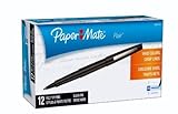 Paper Mate Flair Felt Tip Pens, Medium Point 1.0mm (2-Dozens, Black)