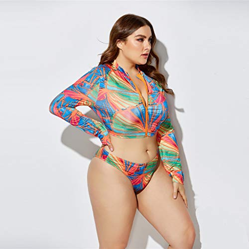 image for YunZyun Women Tankini Set, 3-Piece/Set Womens Plus Size Swimsuits Wome