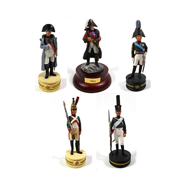 OPO 10 - Los mit 5 Figuren Soldaten 1/32 60mm 1. REICH Napoleon Dragon Grenadier MARECHAL Tsar Del Prado (LS14)