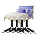DORARA 4 PCS Bed Sheet Straps, Triangle Bed Sheet Fasteners, Heavy Duty Sheet Gripper Clips, Adjustable Elastic Bedsheet Holder Straps, Fitted Sheet Clip, for Bed Sheets, Mattress Covers, Sofa Cushion