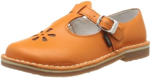 Aster Kids Girl's Dingo (Toddler/Little Kid) Orange Leather Flat 34 (US 2 Little Kid) M
