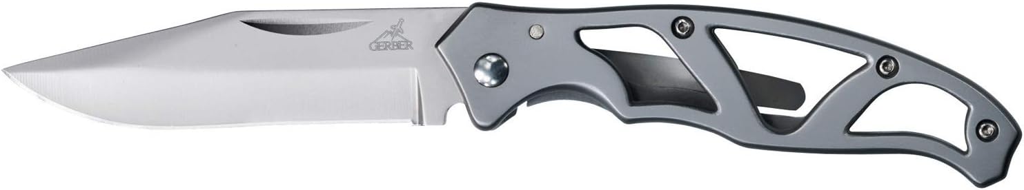 Gerber Paraframe Mini Fine Edge,Silver, 6 cm