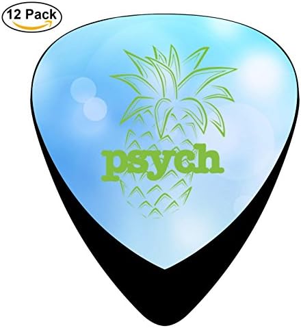 STREMUSIC Psych Pineapple Celluloid Electric Guitar Picks 12-pack Plectrums For Bass Music Tool