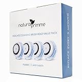 Replacement Brush Head Delicate Skin for Clari-sonic MIA & MIA 2, Pro, Plus Facial Cleansers, 4 Pack