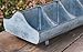 Galvanized Steel Metal Country Garden Planter Feed Trough Caddy with Handle 10 Compartments