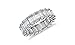 Emerald Cut Eternity Band Cz Ring - Beautifully Crafted Eternity Ring with Emerald Cut Cz Stones (Size 6)