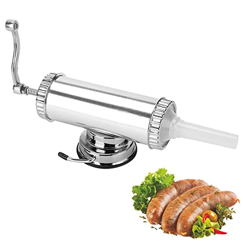 2 LBS Sausage Stuffer With Suction Base Homemade Sausage Filler Sausage
