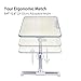 Neetto Adjustable Laptop Table, Portable Standing Bed Desk, Foldable Sofa Breakfast Tray, Notebook Computer Stand Reading Holder for Couch Floor – Minitable Honeydewthumb 1
