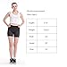 Yomsong Women's High Waist Shiny Satin Sexy Disco Short Pants 9 Colors (X-small, black)