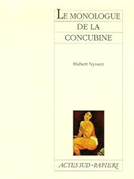 Le  monologue de la concubine