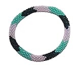 goldenlines Crochet Glass Seed Bead Bracelet Boho Bracelet Nepal Bracelet SB46