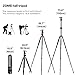 ZOMEi 75'' Tripod,Camera Tripod for DSLR,Ball Head Tripod Professional Tripods 4 Section Horizontal Tripod with 360 Degree Ball Head Plate for Canon DSLR DV Scope Camcorder and Projector