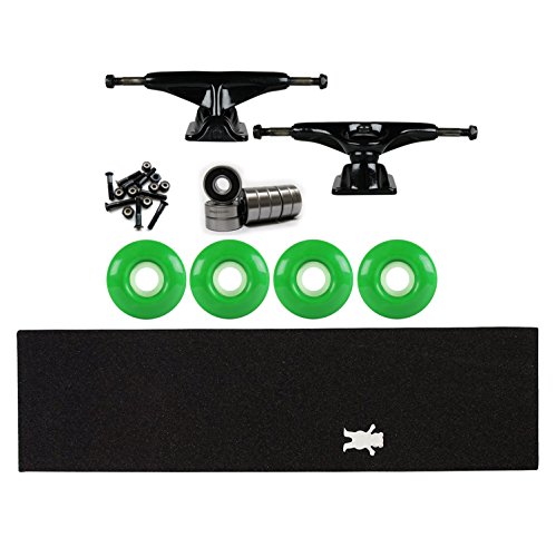 TENSOR Trucks MAG Slider Black 5.0 53mm 362 Green Wheels Gri
