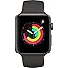 Apple Watch Series 3 - GPS+Cellular - Space Gray Aluminum Case with Gray Sport Band - 38mm