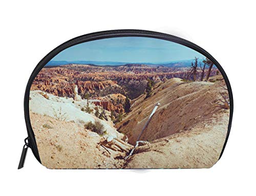 Half-moon Cosmetic Bag At Bryce Canyon National Park Peek a boo trail Ladies Travel Convenience Small Wash Bag Storage Bag