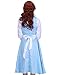 HDE Womens Adult Belle of The Ball Princess Wig Prestyled with Curl and Braid Brown