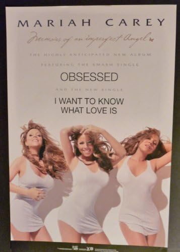 Mariah Carey - Memoirs - Rare Advertising Poster 11x17