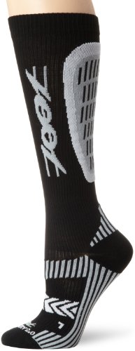 ZOOT SPORTS Women’s Ultra Recovery 2.0 CRx Sock, Black/Graphite, 3, Online Clothing Store