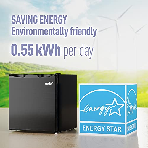 Compact Refrigerator FRESTEC 1.7 Cu.Ft. Mini Fridge with Freezer, Small