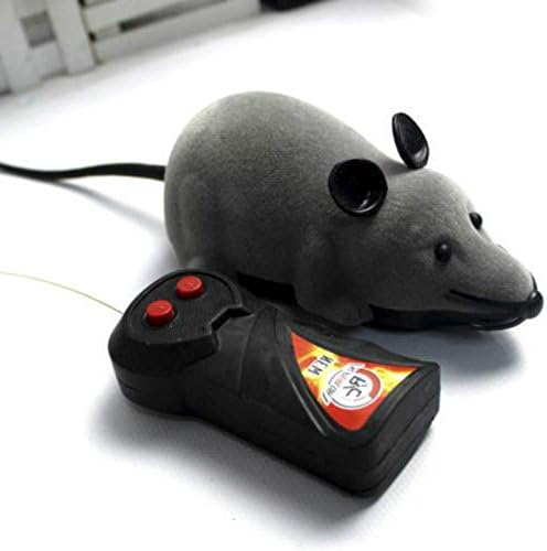 Sciotex(TM) RDF Color Random Remote Control Wireless RC Rat For Cat Dog Mice Pet Toy Kids Novelty Funny Black Gray Brown Colors DY255