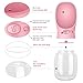 Tabpole Dog Water Bottle, Portable Pet Cat Dog Water Dispenser Antibacterial Food Grade Leak Proof Water Bowl for Outdoor Travel Drinking Cup - BPA Free, 350ml Big Trough (Pink)