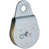 National Hardware N220-012 3213BC Fixed Single Pulley in Zinc plated