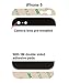 MMOBIEL Back cover Glass for iPhone 5 Series (Black) rear housing – Top and bottom with camera and Flash lens preinstalled and 3M adhesive pads
