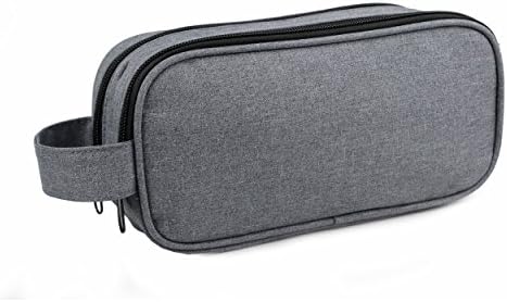 Multifunctional Travel Pouch Cosmetic Makeup Bag Toiletry Storage Organizer Case Kit, Gray