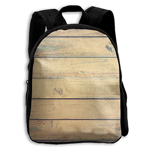 Create Magic Wood Floor Kid's Backpack Shoulder Bags - 13.4 Inches